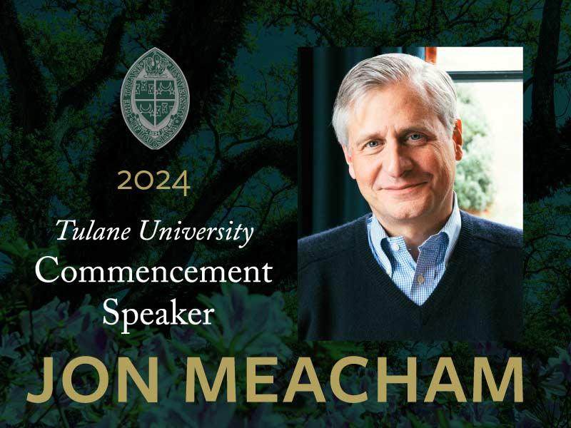 Jon Meacham 2024 Commencement Speaker