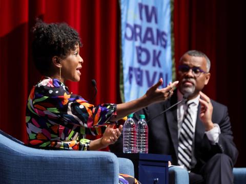 Imani Perry speaks at Book Fest